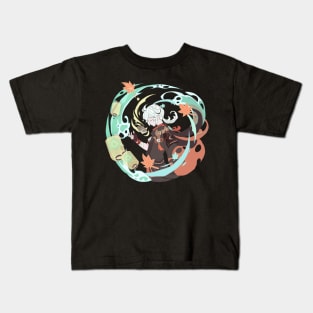 Kazuha summer mosaic Kids T-Shirt